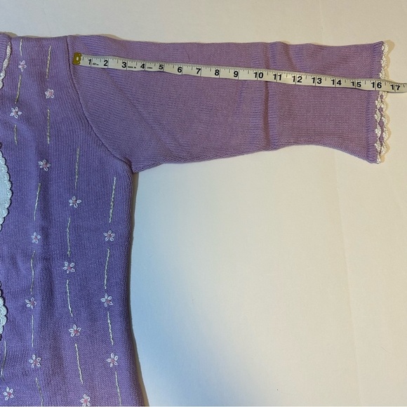 Storybook Knits Rosebuds Cardigan Sweater - Picture 8 of 9